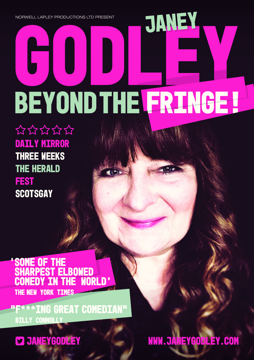 Aberdeen International Comedy Festival 2019 - Janey Godley - Beyond The Fringe