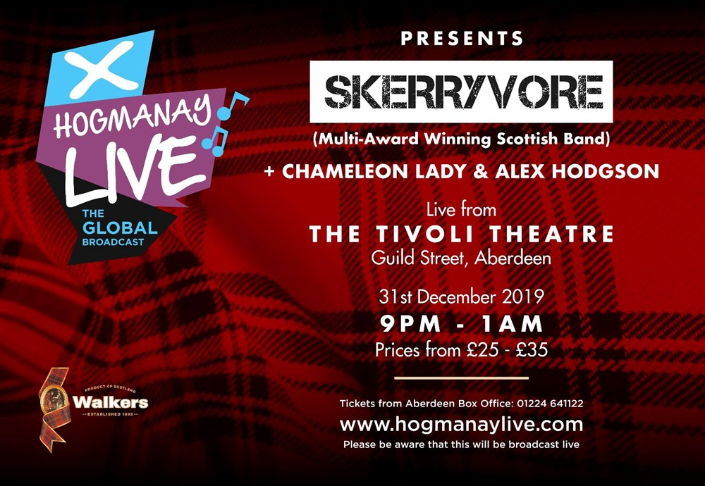 Hogmanay Live featuring Skerryvore