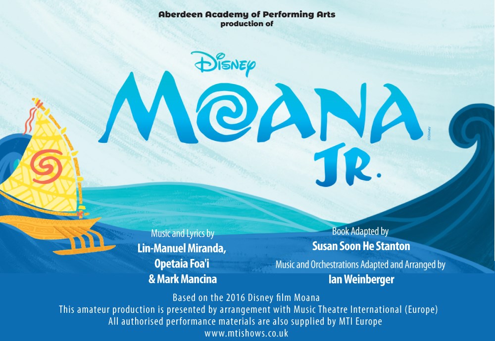 Aberdeen Academy of Performing Arts Presents Disney's Moana Jr.